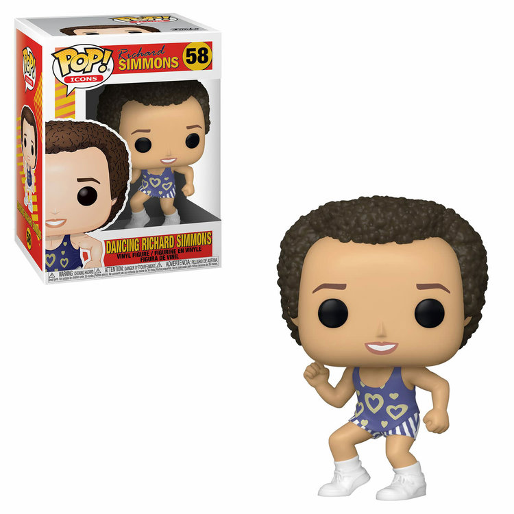 FUNKO POP ICONS DANCING RICHARD SIMMONS VINYL FIG