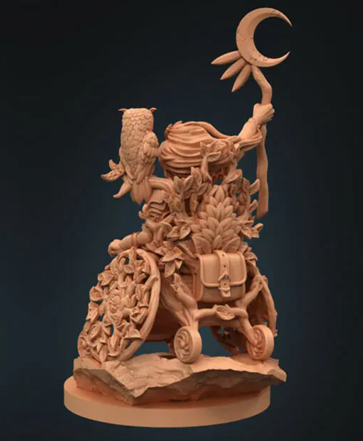 DUNGEONS AND DIVERSITY MINI HUMAN DRUID