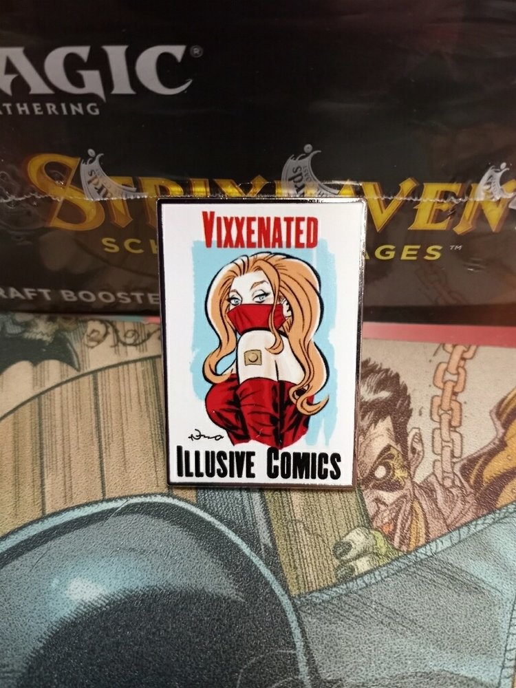 ILLUSIVE COMICS & GAMES VIXXENATED ENAMEL PIN