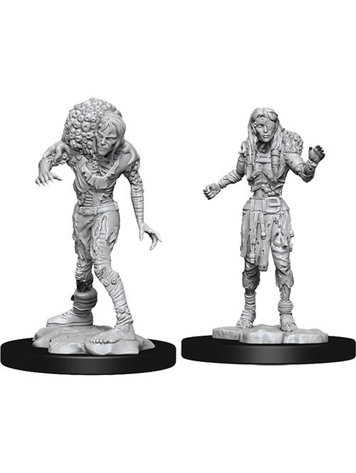 WIZKIDS D&D NOLZUR'S MARVELOUS UNPAINTED MINIS W14 DROWNED ASSASSIN & DROWNED ASETIC