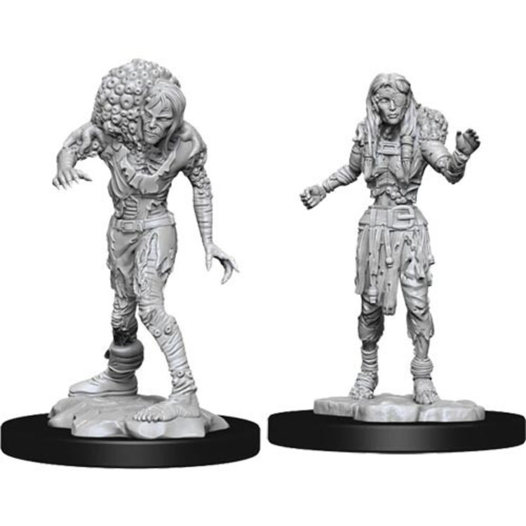 WIZKIDS D&D NOLZUR'S MARVELOUS UNPAINTED MINIS W14 DROWNED ASSASSIN & DROWNED ASETIC