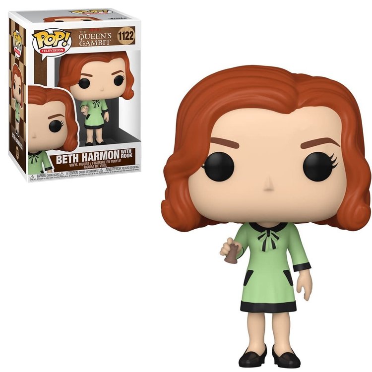 FUNKO POP FUNKO THE QUEEN'S GAMBIT BETH HARMON W/ ROOK