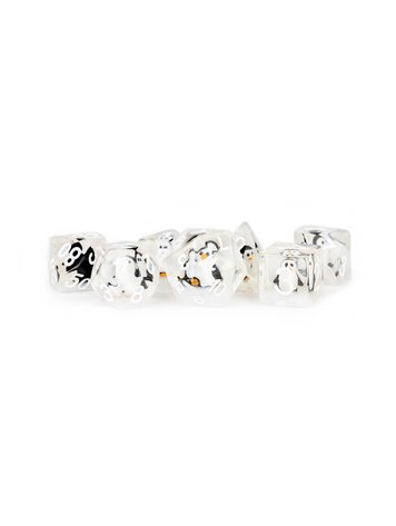 MDG FANROLL 16MM RESIN POLY DICE SET PENGUIN DICE