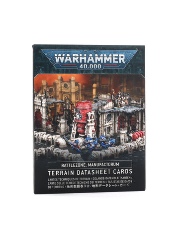 GAMES WORKSHOP WH 40K TERRAIN DATA SHEETS CARDS