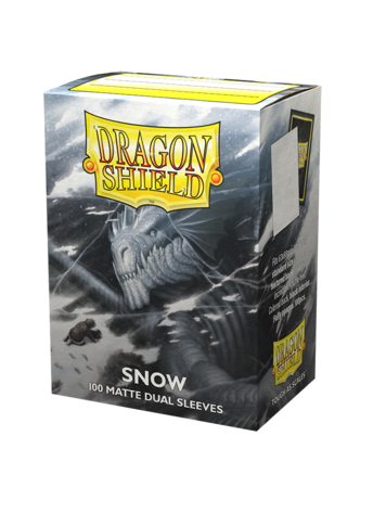 DRAGON SHIELD DRAGON SHIELD 100CT MATTE DUAL SLEEVES SNOW