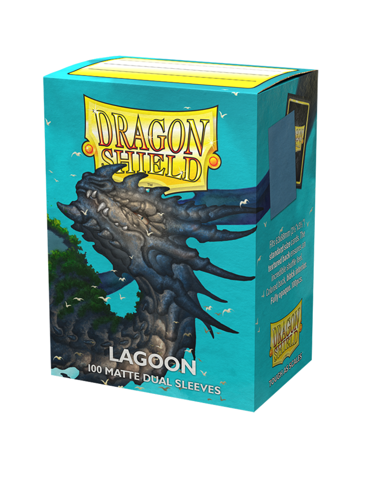 DRAGON SHIELD DRAGON SHIELD 100CT MATTE DUAL SLEEVES LAGOON
