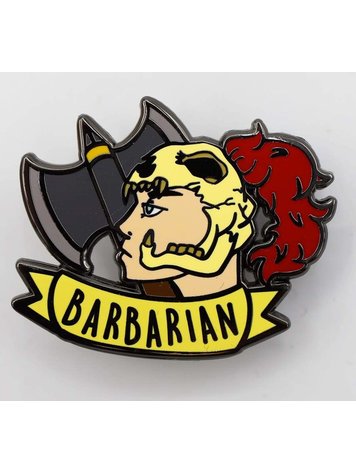 FOAM BRAIN GAMES BANNER CLASS PINS : BARBARIAN