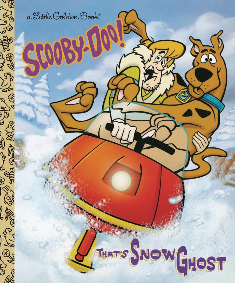 GOLDEN BOOKS SCOOBY DOO THATS SNOW GHOST LITTLE GOLDEN BOOK
