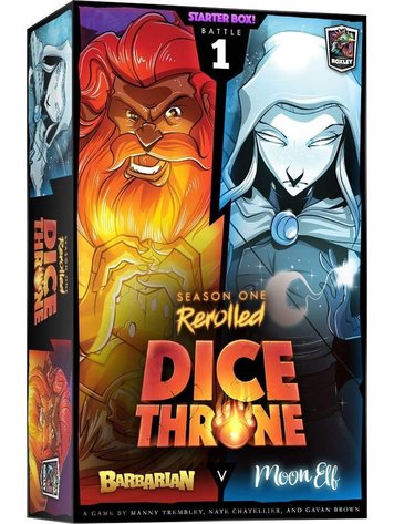 DICE THRONE SEASON ONE BOX 1 BARBARIAN VS MOON ELF