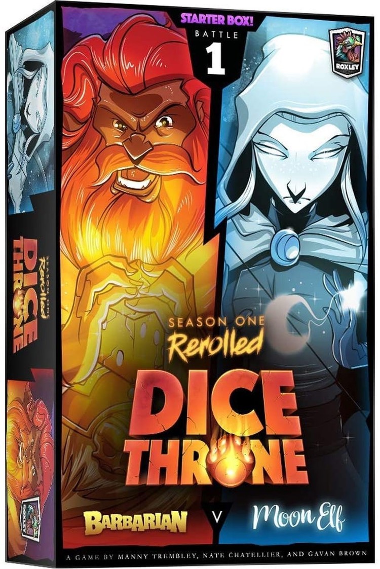 DICE THRONE SEASON ONE BOX 1 BARBARIAN VS MOON ELF