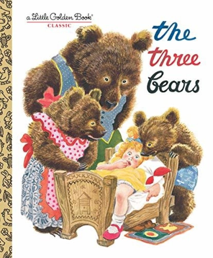 GOLDEN BOOKS THE THREE BEARS LITTLE GOLDEN BOOK