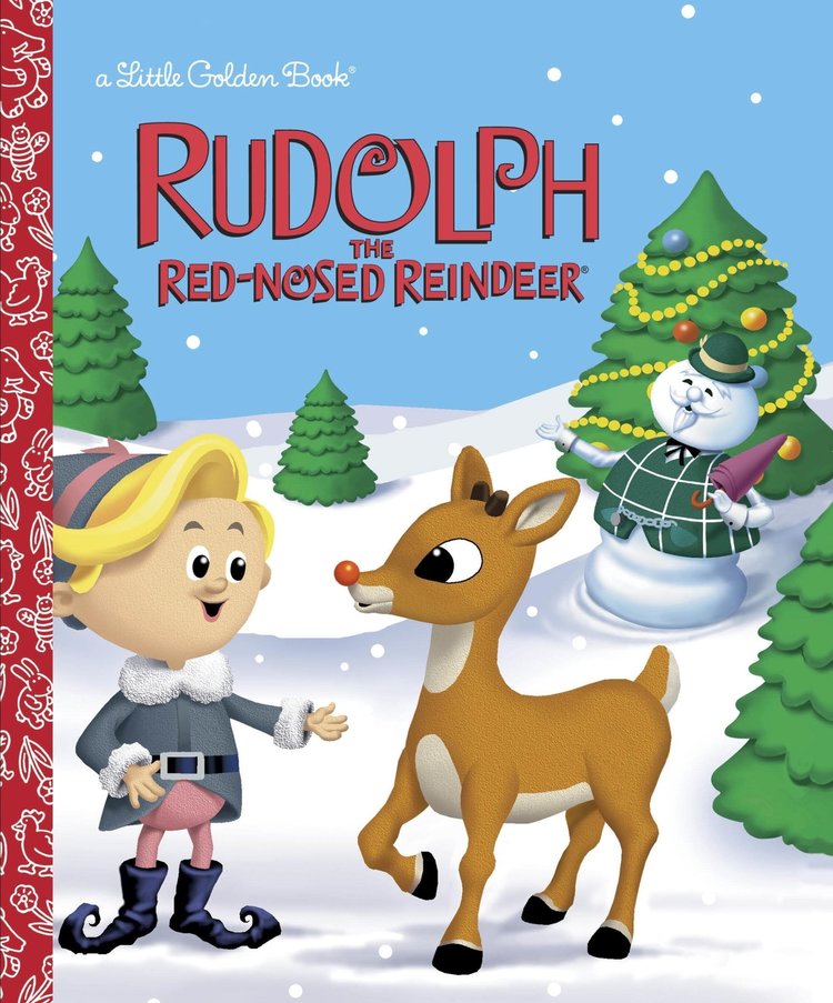 GOLDEN BOOKS RUDOLPH THE RED-NOSED REINDEER LITTLE GOLDEN BOOK