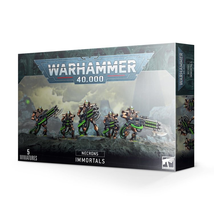 GAMES WORKSHOP WARHAMMER 40,000 NECRONS IMMORTALS / DEATHMARKS