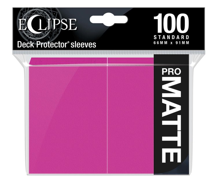 ULTRA PRO ULTRA PRO ECLIPSE SLEEVES 100 CT MATTE PINK