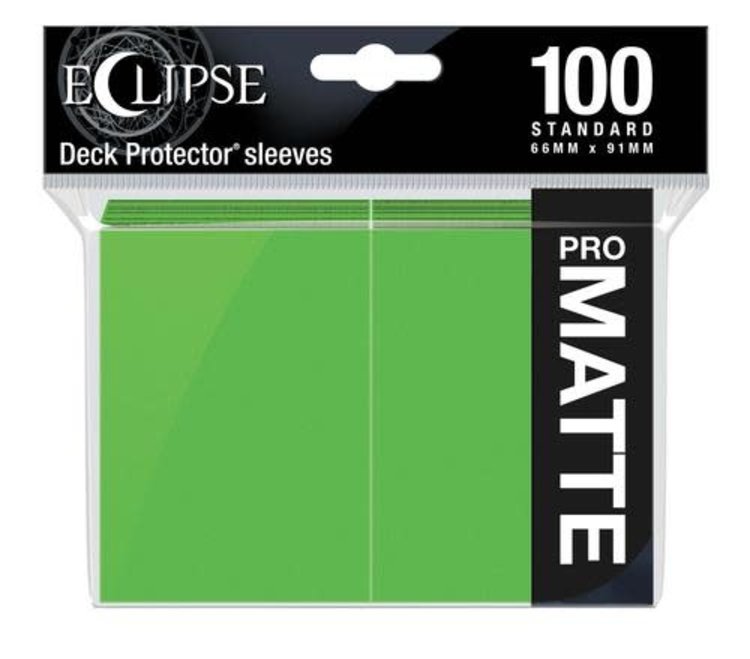 ULTRA PRO ULTRA PRO ECLIPSE SLEEVES 100 CT MATTE LIME GREEN