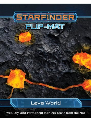 STARFINDER FLIP-MAT LAVA WORLD