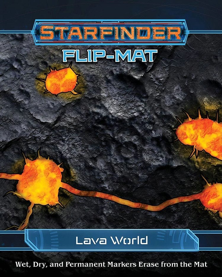 STARFINDER FLIP-MAT LAVA WORLD