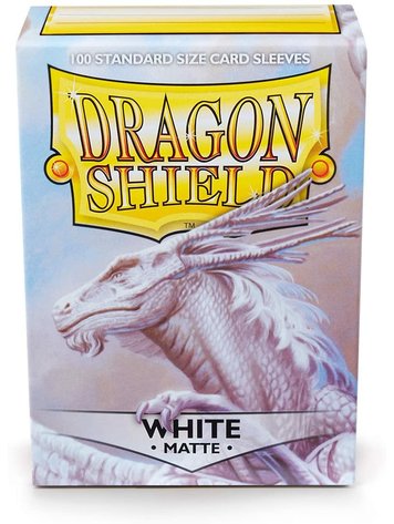 DRAGON SHIELD DRAGON SHIELD 100 CT SLEEVES MATTE WHITE