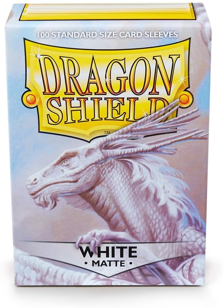 DRAGON SHIELD DRAGON SHIELD 100 CT SLEEVES MATTE WHITE