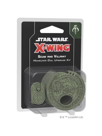 FANTASY FLIGHT GAMES STAR WARS X-WING MANEUVER DIAL PACK SCUM AND VILLAINY