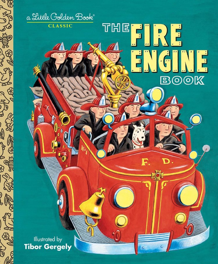 GOLDEN BOOKS THE FIRE ENGINE BOOK LITTLE GOLDEN BOOK