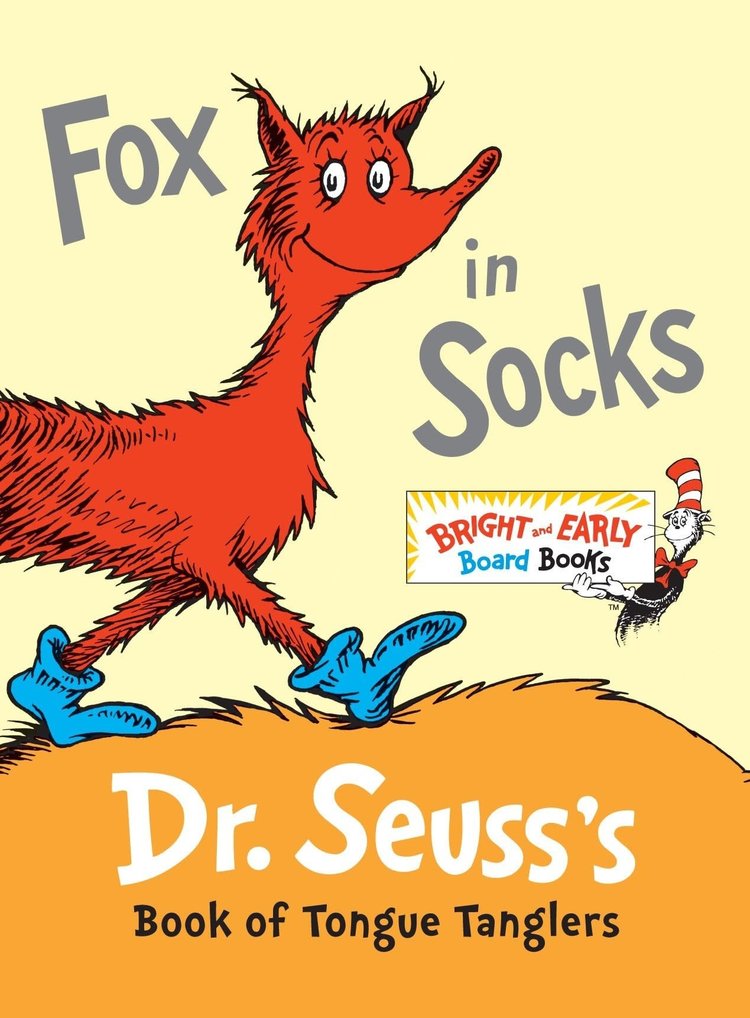 PENGUIN RANDOM HOUSE FOX IN SOCKS BIG B&E BOARD BOOKS (DR SEUSS)