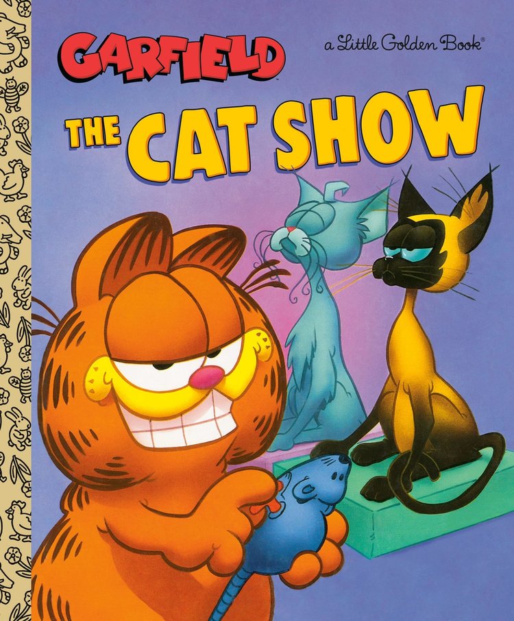 GOLDEN BOOKS GARFIELD THE CAT SHOW LITTLE GOLDEN BOOK