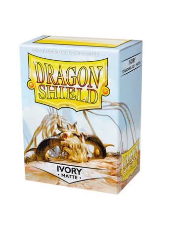 ARCANE TINMEN DRAGON SHIELD 100 CT SLEEVES MATTE IVORY