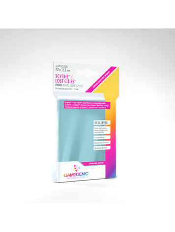GAMEGENIC GG SCYTHE/LOST CITIES PRIME SLEEVES 60 CT
