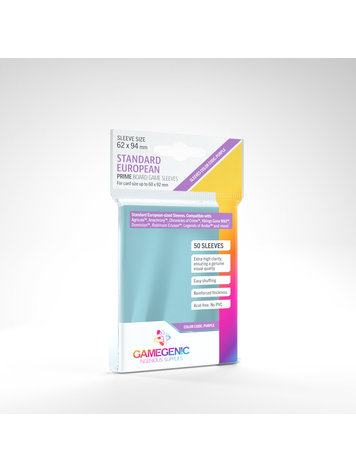 GAMEGENIC GG STANDARD EUROPEAN PRIME SLEEVES  50 CT