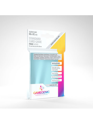 GAMEGENIC GG STANDARD PRIME SLEEVES 50 CT