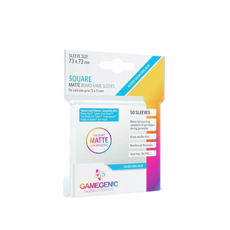 GAMEGENIC GAMEGENIC MATTE SLEEVES - SQUARE - 50 CT