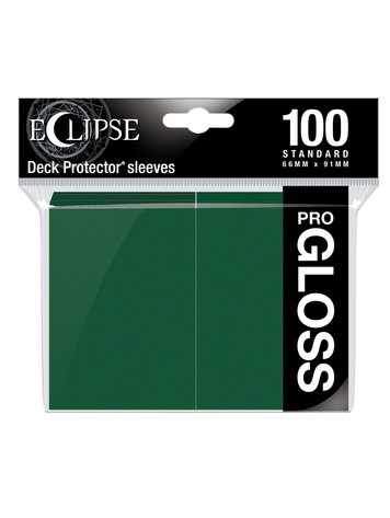 ULTRA PRO ULTRA PRO ECLIPSE SLEEVES 100 CT GLOSS: DARK GREEN