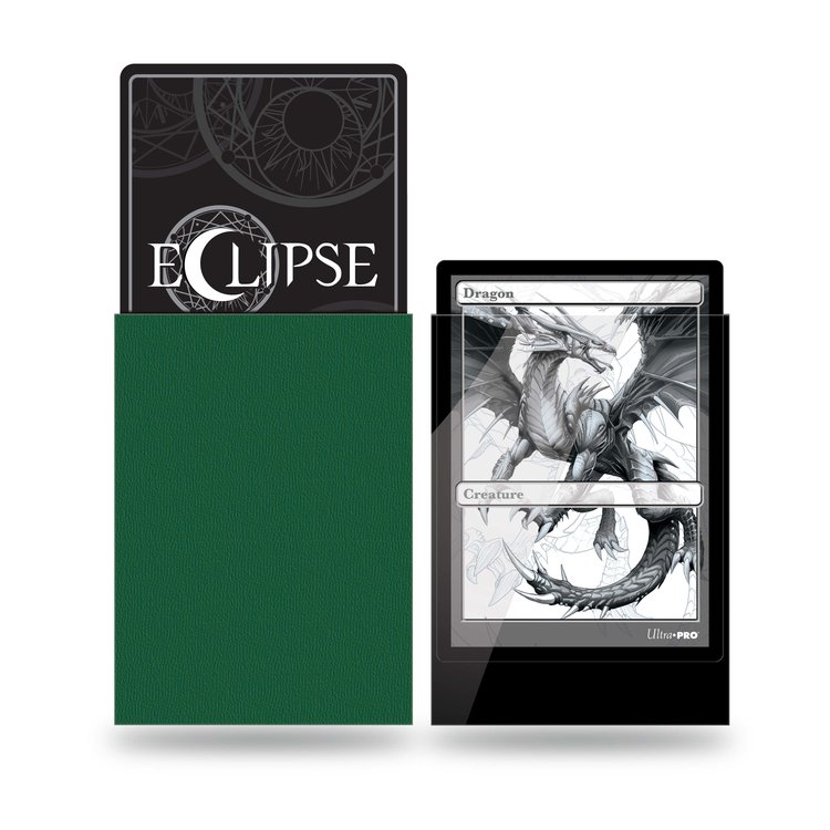 ULTRA PRO ULTRA PRO ECLIPSE SLEEVES 100 CT GLOSS: DARK GREEN