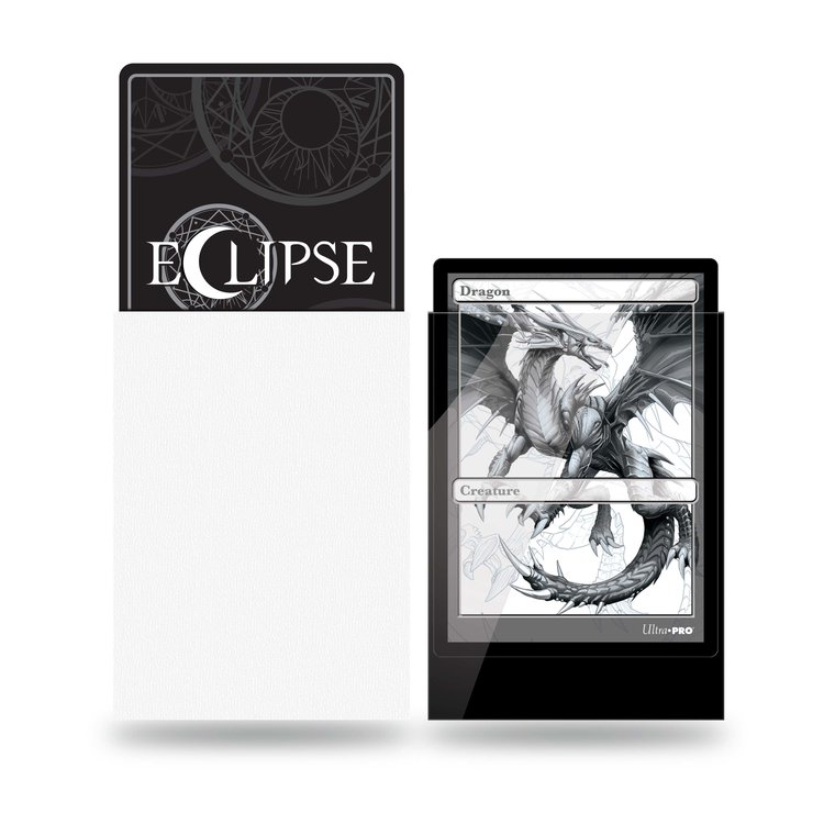 ULTRA PRO ECLIPSE SLEEVES 100 CT GLOSS: WHITE