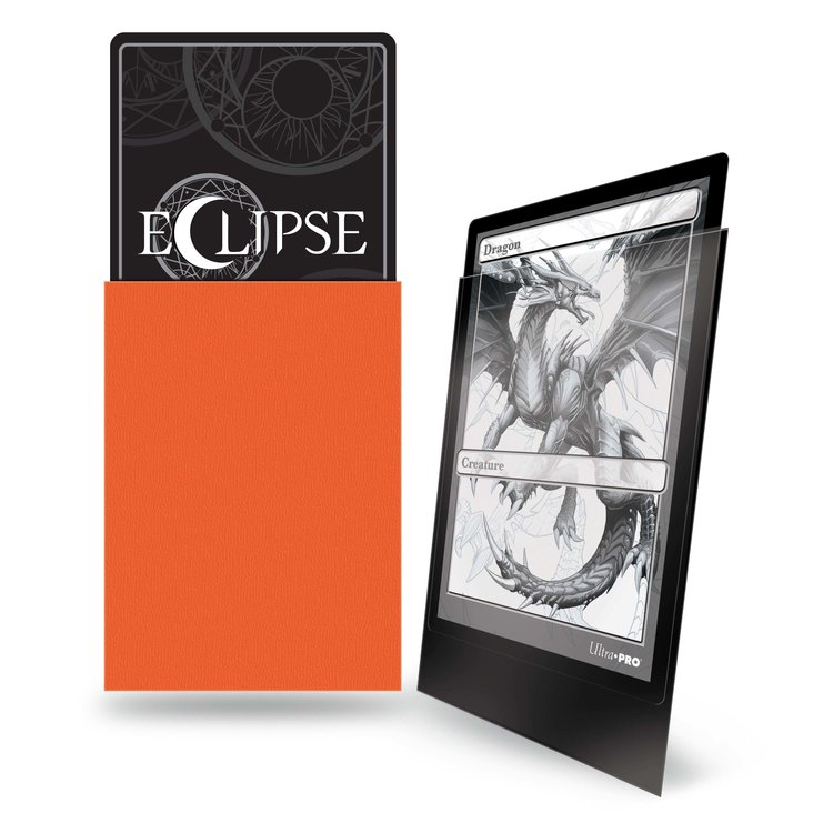 ULTRA PRO ECLIPSE SLEEVES 100 CT MATTE ORANGE