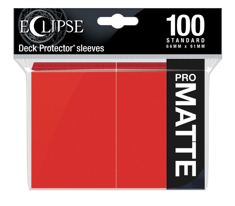 ULTRA PRO ULTRA PRO ECLIPSE SLEEVES 100 CT MATTE RED