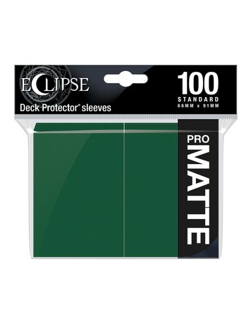 ULTRA PRO ULTRA PRO ECLIPSE SLEEVES 100 CT MATTE DARK GREEN