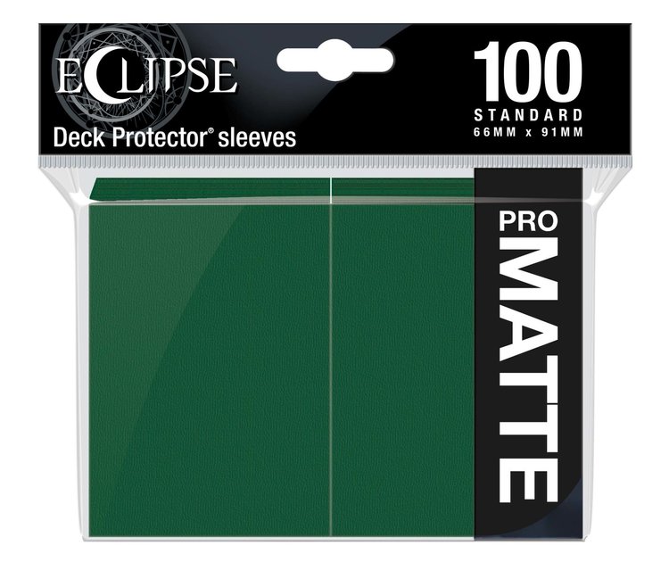 ULTRA PRO ULTRA PRO ECLIPSE SLEEVES 100 CT MATTE DARK GREEN