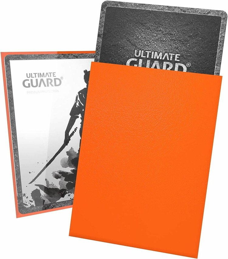 ULTIMATE GUARD KATANA SLEEVES STANDARD SIZE ORANGE 100 CT