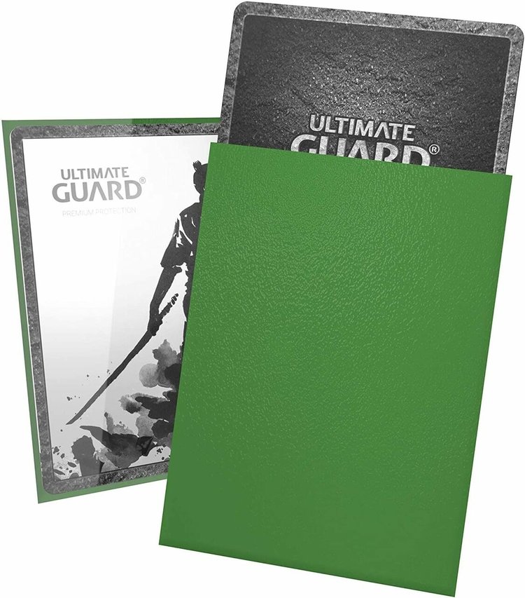 ULTIMATE GUARD KATANA SLEEVES STANDARD SIZE GREEN 100 CT