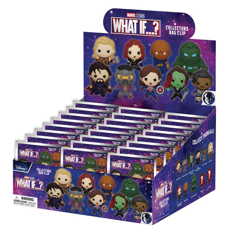 MARVEL AVENGERS WHAT IF 3D FOAM BAG CLIP BMB