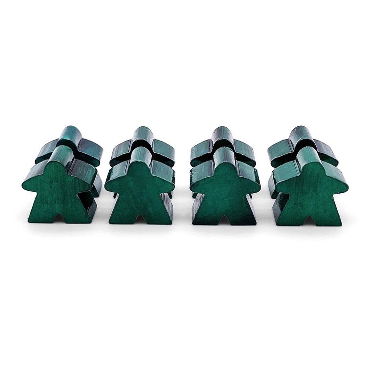 NORSE FOUNDRY 8 PACK OF METAL MEEPLES (GREEN)