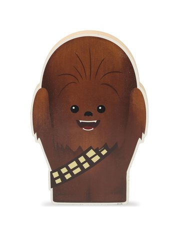STAR WARS CHEWBACCA 6IN CHUNKY WOOD ART