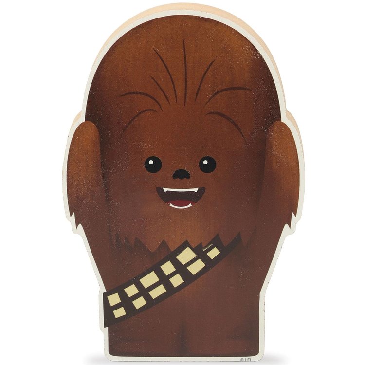 STAR WARS CHEWBACCA 6IN CHUNKY WOOD ART