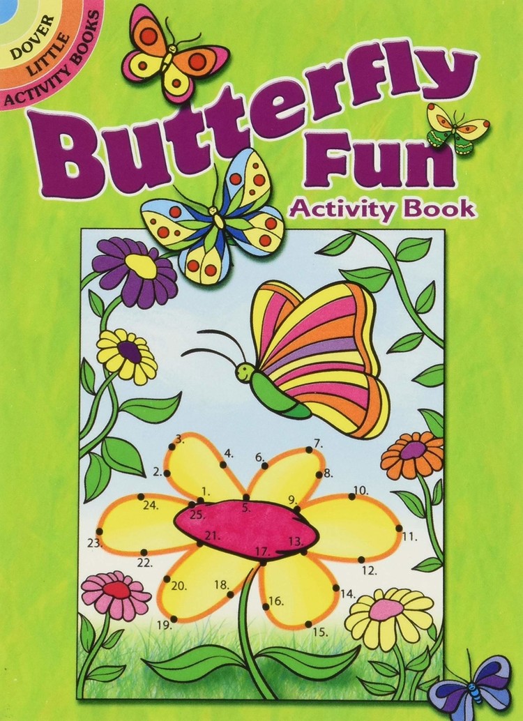 DOVER PUBLICATIONS BUTTERFLY FUN ACTIVITY BOOK