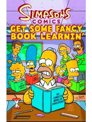 HARPER COLLINS PUBLISHERS SIMPSONS COMICS TP VOL 19 GET SOME FANCY BOOK LEARNIN