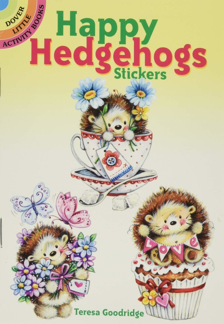 DOVER PUBLICATIONS HAPPY HEDGEHOGS STICKERS