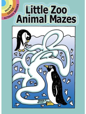 DOVER PUBLICATIONS LITTLE ZOO ANIMAL MAZES