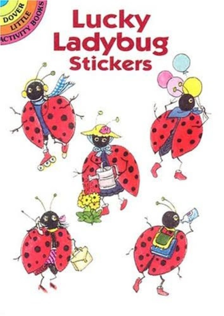 DOVER PUBLICATIONS LUCKY LADYBUG STICKERS